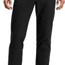 CRZ YOGA Stretch Cotton Chino Pants for Men - 30"/32" Breathable Work Casual Athletic Fit Twill Trousers with Pockets (Blue, XXL)