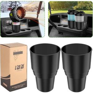 10L0L Universal Golf Cart Heater Propane Cup Holder for Yamaha EZGO Club Car, Material Upgrade Replacement Holder for 16.4 oz Portable Propane Heater Camping Gas Cylinder Black