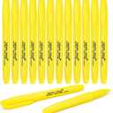 12 Pcs Highlighters, Chisel Tip, yellow Bible Highlighters Bulk - Quick Dry, Ideal for Studying, Note-Taking, School Supplies for Teachers