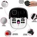 Medical king Foot Spa with Heat and Massage and Jets Includes A Remote Control A Pumice Stone Collapsible Massager with Bubbles and Vibration