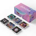 POCOCO Fixed Star and Nebula Series Discs, 5K Resolution, Realistic Patterns, 6 Pieces