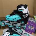 MammyGol Adults Adjustable Inline Skates, Safe and Durable Roller Skates with Giant Wheels, High Performance Professional Skates for Men Women Youth Size: X-Large - Adult (6-8 Men/7-9 Women)