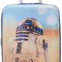 American Tourister R2D2 CARRY-ON SPINNER Luggage - Airline Approved, Durable Hardshell with RightHeight Adjustable Handle - Expands 1.5in - Roll Confidentially with Dual 360 Spinner Wheels, Small