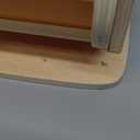 Montessori Spinning Drum Baby Toys, Wooden Tummy Time Mirror Play Kit and Rainbow Fabric Ball Kit Toys for 1 2 3 Years Toddlers