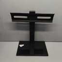 Universal TV Stand - Table Top TV Stand for 27-60 inch LCD LED TVs - 9 Level Height Adjustable TV Base Stand with Tempered Glass Base & Wire Management, VESA 400x400mm