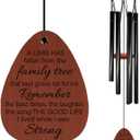 Sympathy Wind Chimes, Memorial Gifts for Loss of Loved One Women Men Wind Chimes, While I was Strong WindChimes for Outside, Condolences Bereavement Gifts for Loss of Mom Dad, 26" Inches