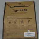 DOK TigerToes Premium Non-Slip Dog Socks for Hardwood Floors - Extra-Thick Grip That Works Even When Twisted - Prevents Licking, Slipping, and Great for Dog Paw Protection (XXL, Sassy Pink)