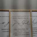 The Lord Your God Is Good Bible Verses Wall Art Decor Set of 3 24"x16" Bedroom Above Bed Inspirational Christian Scripture Wood Framed Sign Rustic Home Living Room Office Wall Hang (Wood)