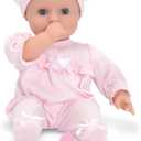 Melissa & Doug Mine to Love Jenna 12" Soft Body Baby Doll With Romper, Washable Doll Accessories, First Baby Dolls For Toddlers 18 Months And Up