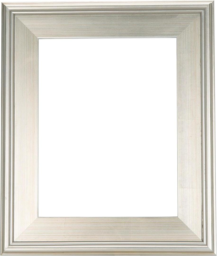 Creative Mark 16x20 Plein Air Style Frame, Silver Leaf, Museum Quality