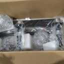 Modern Crystal Bathroom Vanity Light Black Vintage Bathroom Light Fixtures 4-Lights Glass Crystal Vanity Lights