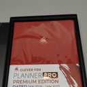 Clever Fox Planner PRO Premium Jan 2026-Jan 2027  Luxurious Weekly, Monthly & Budget Agenda Organizer for Productivity & Reaching Goals, A4 Hardcover + Keepsake Box  Red (A4 (8.5" x 11"))