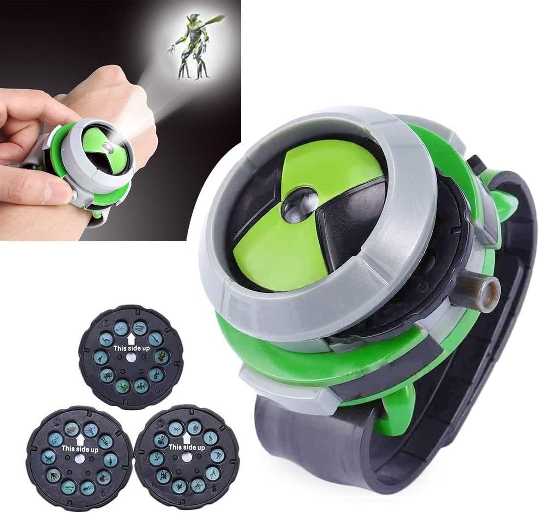 Grostmend Ben 10 Watch Toys Ben 10 Omnitrix Watch for Kids Ben Ten Ultimate Alien Projector Watch Games Action Figure Birthday Gifts
