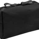 Long Keeper Small Cosmetic Bag Women Water Resistant Make Up Bag Cute Mini Travel Makeup Organizer Bag Portable Toiletry Bag (Black)