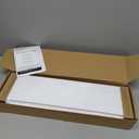 Bathroom Shelves, Wall Shelf Set of 3, Floating Shelves, Shelves for Room Wall, Bathroom Decor (White Grey, 23 Inches)