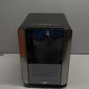 Essential Cooler Compact Portable Mini Fridge with Temp & Humidity Control, 3 USB Ports, Smoked Glass Shelves, Lockable UV Glass Door for Herbs, Oils, Cosmetics, and More