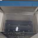 WIBIMEN Ice Cube Tray with Lid and Bin - Round Ice Trays for Freezer with Lid - Ice Cube Trays for Freezer with Ice Container (1"-2PACK Black)