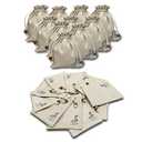 Drawstring Burlap Gift Bags Empty Sachet Bags for Lavender, Soft Breathable Washable Pouches, Storage Bags for Organizing. (Beige-20, 4.72 * 5.91 inch)