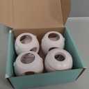 Child Safety Door Knob Cover (4 Pack) Hard-to-Remove Dual-Lock Door Handle Covers for Kids - Reusable Baby Proof Door Knob Locks - Installs Easily, No Tools Needed (White)