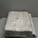 Washable Area Rug for Living, Bedroom & Dining Room, Ultra Soft Faux Wool Retro Large Carpet, Non-Slip/Shedding Low Pile Vintage Print for Home Office Decor, Beige Ivory Cream Brown Camel, 5x7