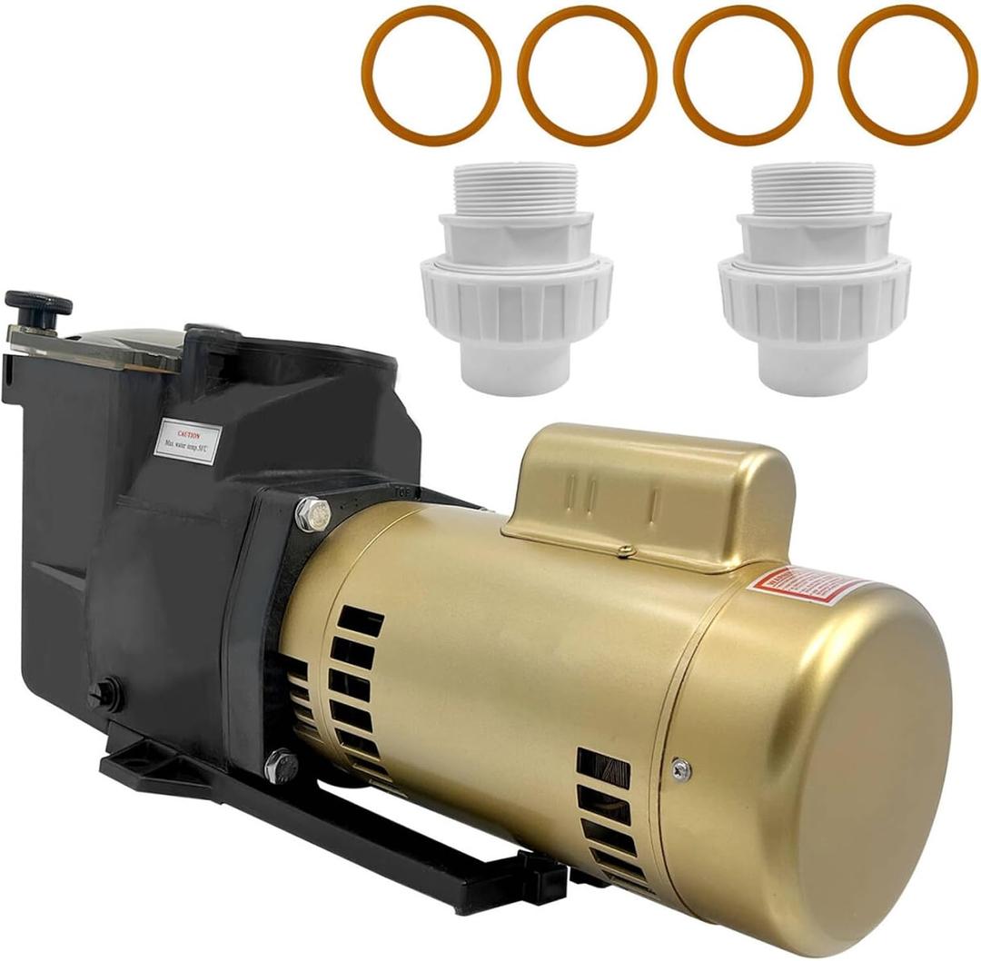 W3SP2610X15 Replacement Swimming Pool Pump 1.5 HP 115/230 V Single Speed Compatible with Hayward SP2610X15 High Efficiency Super Pool Pump for Spa and In-Ground Pool
