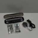 Aquasonic Black Series Ultra Whitening Toothbrush  ADA Accepted Electric Toothbrush- 8 Brush Heads & Travel Case  40,000 VPM Electric Motor & Wireless Charging - 4 Modes w Smart Timer (1 Count (Pack of 1))