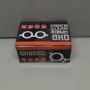 OXG 4 Pack Safety Glasses Anti Fog Goggles, Blue Light Blocking Stylish Safety Glasses for Women Nurses Protective Eyewear (Leopard+rainbow+clear+pink)