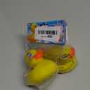 Yellow Rubber Duck Toy Duckies for Kids, Bath Birthday Gifts Baby Showers Classroom Incentives, Summer Beach and Pool Activity, 3" Inch (2-Pack)