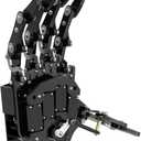 HIWONDER Robot Hand Five Fingers Support Secondary Development Solely Movement Bionic Robot Mechanical Arm Hand DIY Robot（Right Hand）