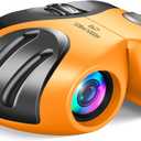 LET'S GO! Binocular for Kids, Compact High Resolution Shockproof Binoculars (Orange)