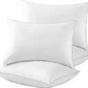 Queen Size Pillows Set of 4 - Hotel Quality Down Alternative Pillow for Sleeping 4 Pack, Bed Pillows for Side, Back, or Stomach Sleepers (Gold)