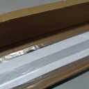 LazBlinds No Drill Blackout Cellular Shades, 33.5" W x 64" H, White