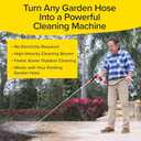Pocket Hose Arrow, AS SEEN ON TV, Customizable Spray Nozzle from Powerful Jet Stream Cleaning to Gentle Garden Watering, Flow Force Tech, 4 Precision Tips, Rust-Resistant, Non-Slip Grip, Car Wash
