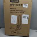 Folding Trolley for Moving, 500 lbs Heavy Duty Luggage, 4 Wheel Foldable, Expandable Platform with Bungee Cord, Portable Moving Utility Carts Cart Utility Carts Trolley Cart, (Black, L)