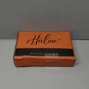 Haloo Brown Bob Wigs with Bangs Shoulder Length Straight Natural Looking Synthetic Heat Resistant Medium Hair Wigs for Women Daily Party, 16 Inch Light Brown