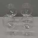 Gusto Nostro Crystal Wine Glasses Set of 4, 22 Oz Long Stem Modern Wine Glasses for White and Red Wine, Dishwasher Safe, Fancy, Elegant, Large and Tall Wine Glass for Wedding Christmas Anniversary (Crystal Design 3)