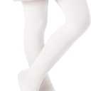Century Star Girls Ballet Tights Toddler-Super Soft Footed Dance Tights for Kids, Large, 6-9 Years