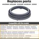 W10290499 Washer Door Seal Bellow for Whirlpool - WFW9150WW01 WFW9150WW00 WPW10381562 Maytag 2000 Series MHWE200XW00 Amana Inglis Washing Machine