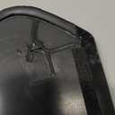 Front Driver Side Mirror Corner Triangle Fender Cover Compatible with Toyota Prius 2016-2020 Side Door Rearview Triangle Trim Panel Mirror Triangle Plate 60117-47030 Matte Black, Left Side