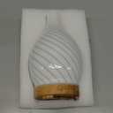 INRORANS Art Glass Essential Oil Diffuser - 160ml Ultrasonic Cool Mist Scent Aroma Aromatherapy Diffuser, Intermittent with Auto Shut-Off Timer Setting &7 Colors Night Light for Home -Ethereal Time