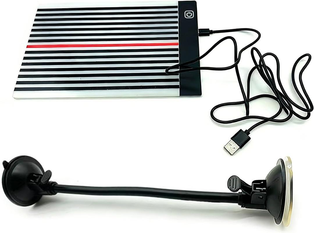 Paintless Dent Fix Tools Car LED Stripe Line Board Light Find Dent Reflector Dent Removal Repair Tool Lamp with with Holder USB Linewith 3 Different Brightness Controls for Car Repair (EXP 08/10/26)