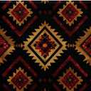 Feelyou Western Boho Decor Bath Mats for Bathroom 20"x32" Exotic Nordic Style Bohemian Rugs Ultra Soft Tribe Bath Rugs for Shower Tub Bohemian Bathroom Accossories Tribal