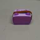 Mgaolo Upgraded Mini Karaoke Machine Toy for Kids, Portable Bluetooth Speaker with 2 Wireless Mics, Emoji & Colorful LED Lights, Home Travel & Party Play Gifts for Boys Girls (Purple)