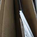 VIVOHOME Polycarbonate Window Door Awning Canopy Brown with Black Bracket 40 Inch x 120 Inch
