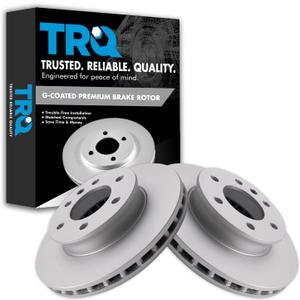 TRQ Front Brake Rotor Set Compatible with 2007-2018 Sprinter 2500 Sprinter 3500
