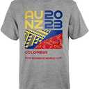 Outerstuff FIFA 2023 Women's World Cup Graphic Tee, Size Large, Grey
