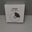 Lavigo Kitchen Timer, Countdown Visual Analog Timer, Quiet Counting, Low Loud and Mute Alarm for Teachers Classroom, Kids, Adults Kitchen, Office, Gym (Green) LT21-TC 7.5 inches