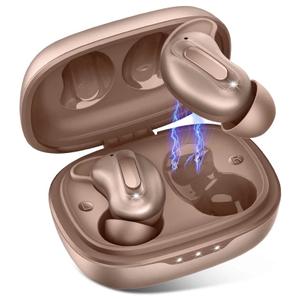Sleep Earbuds, Mini ANC Wireless Earbuds Bluetooth 5.4 Headphones Deep Bass Stereo, 48H Playtime Ear Buds, 4 ENC Noise Cancelling Mic, In Ear IP7 Waterproof Earphones for Side Sleepers,Touch Control (Rose Gold)