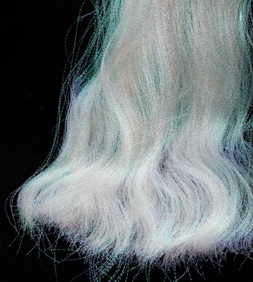 Sumind 14 Ounce/400 Grams Angel Hair Christmas Decoration, Iridescent Tinsel Angel Hair for Christmas Tree Home Table DIY Gift Decoration Spun Glass Fake Doll Decor