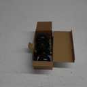 CML Hardware Matte Black Passage Door Knob, Interior Door Lock for Hallway Closet, No Locking, Keyless Round Ball Handle (Pack of 1)